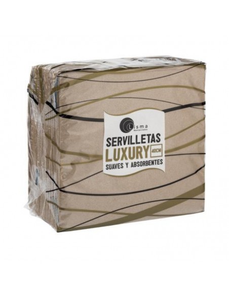 SERVILLETA 40X40 PP NATURAL 50X24UD