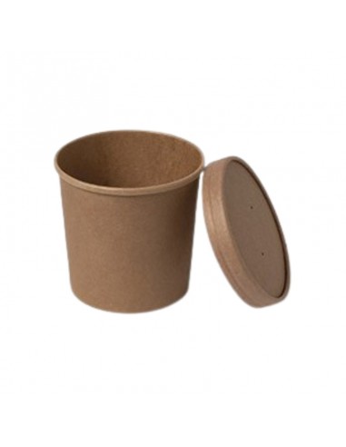 SOPERA PLA + TAPA KRAFT 780ML 25UDS