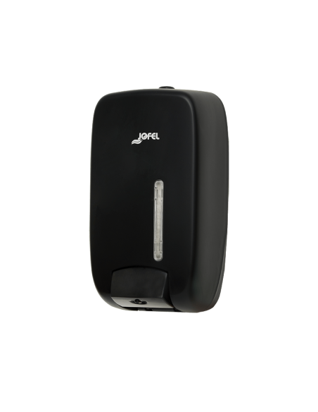JABONERA DE PLÁSTICO ABS ARES NEGRA
